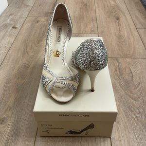 Benjamin Adams London Ivory Catherine Swarovski Heels